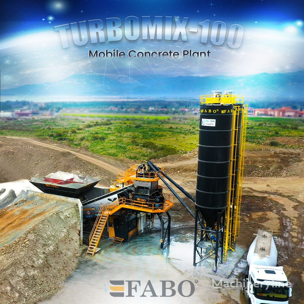 nova FABO TURBOMIX-100 Ceriya Mobilnyh betonnyh ustanovok betonara