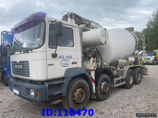 MAN 41.414 8x4 - Full Steel - Manual - 28 meter kamion s mješalicom za beton