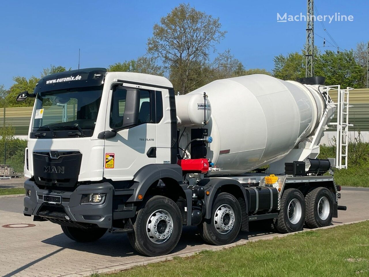 novi Euromix MTP  na šasiji MAN TGS 37.470 kamion s mješalicom za beton