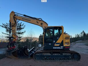 Hyundai HX145lcr Tracked excavator w/ 3 buckets and tilt mini bager