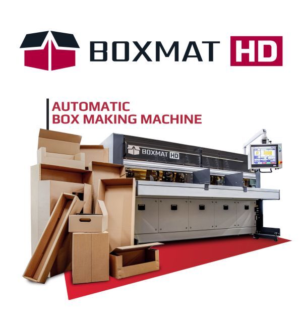 novi Zemat BOXMAT HD mašina za izradu kartonskih kutija