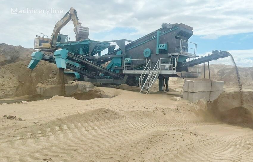 novi Constmach 60-200 TPH Capacity Mobile Sand Screening and Washing Plant mašina za pranje pijeska